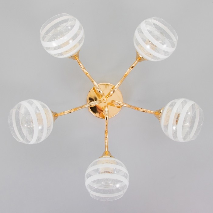 Люстра ГАЛЛОП Люстра ГАЛЛОП "Луиза" 5х60Вт Е27 золото