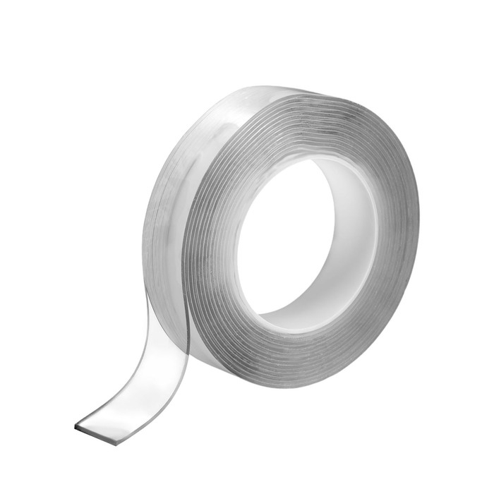 Двусторонняя самоклеящаяся лента ЛОМ, 2х30 мм х 5 м Двусторонняя самоклеящаяся лента ЛОМ, 2х30 мм х 5 м