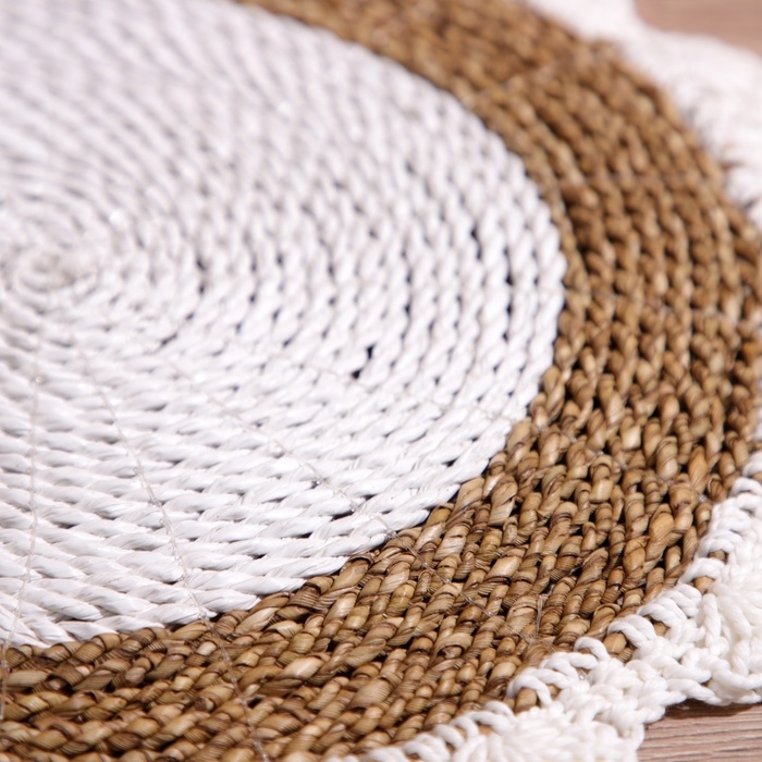 Коврик плетёный круглый 35 см Коврик плетёный круглый 35 см