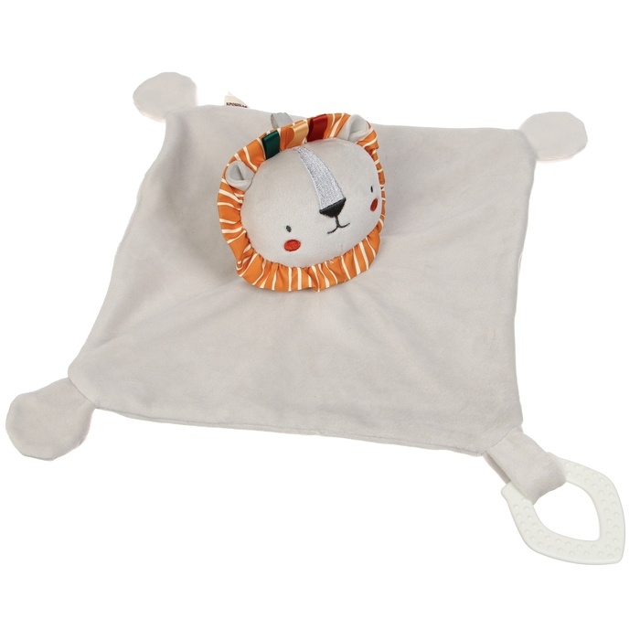 Комфортер - игрушка «Львенок Леон», погремушка, прорезыватель, цвет серый, Крошка Я Комфортер - игрушка «Львенок Леон», погремушка, прорезыватель, цвет серый, Крошка Я