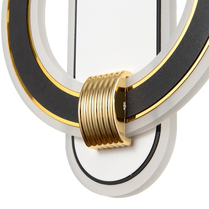 Бра "Круг" LED 31Вт 4000К черно-белый 26х19х5 см