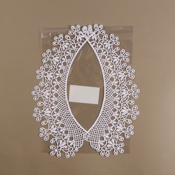 Воротник гипюровый, 25 × 7 см, цвет белый Воротник гипюровый, 25 × 7 см, цвет белый