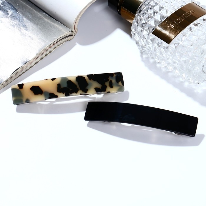 Заколка-автомат для волос Заколка-автомат для волос "Вета" лео и классика, 8,5 см, микс