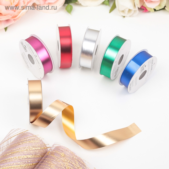Лента упаковочная, ассорти, набор 6 шт., 1,8 см х 5 м Лента упаковочная, ассорти, набор 6 шт., 1,8 см х 5 м