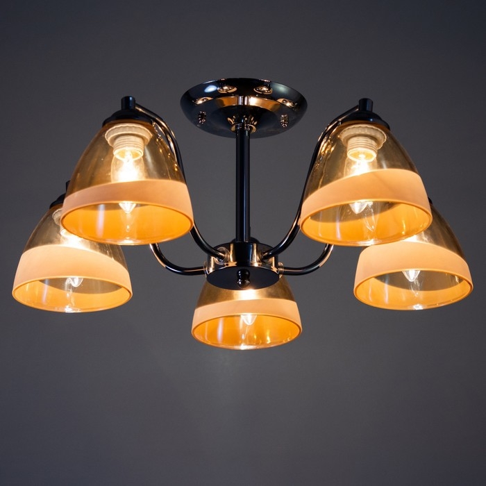 Люстра Люстра "Мирна" 5хЕ27 40т хром 55х55х36 см 9408340