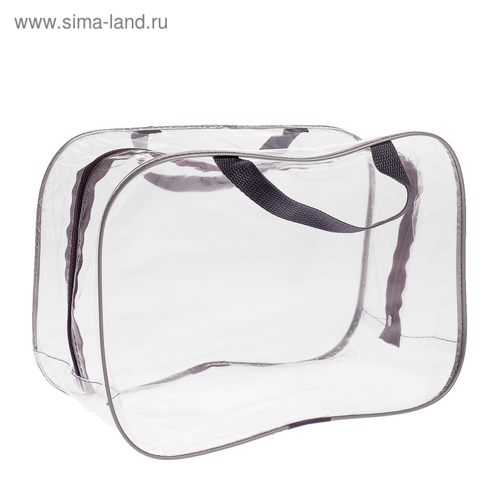 Сумка в роддом, с косметичкой, размер 33х53х24 см, набор 2 шт., цвет прозрачный/черный, Mum&Baby Сумка в роддом, с косметичкой, размер 33х53х24 см, набор 2 шт., цвет прозрачный/черный, Mum&Baby