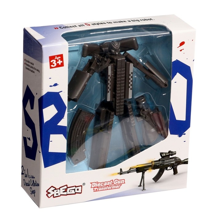 Робот «Автомат», трансформируется, с металлическими элементами Робот «Автомат», трансформируется, с металлическими элементами