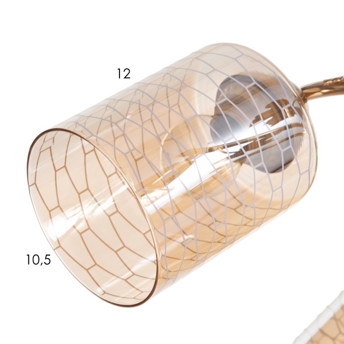 Люстра Люстра "Кейти" 5х60Вт Е27 Золото 52х52х28см