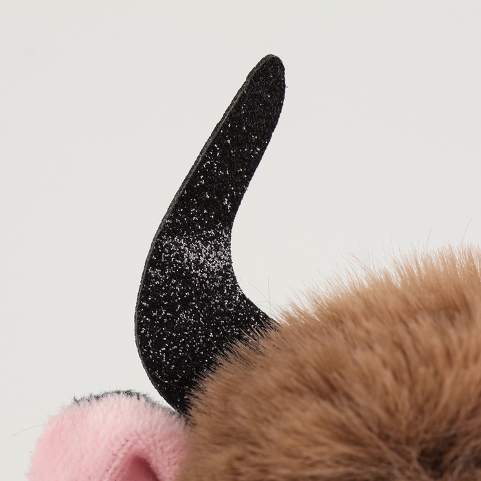 Мягкая игрушка «Зодиаки: Телец», с кулоном, 17 см Мягкая игрушка «Зодиаки: Телец», с кулоном, 17 см