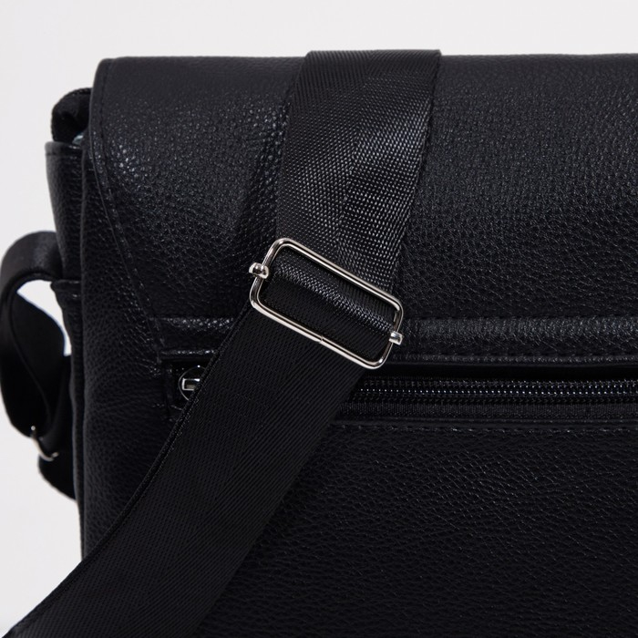 Сумка мужская «Сакси», цвет чёрный Сумка мужская «Сакси», цвет чёрный