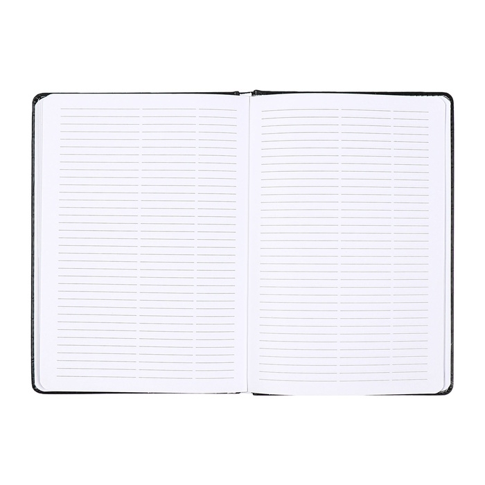 Телефонная книга А5, 64 листа deVENTE. Wild, твердая обложка из искусственной кожи с поролоном, кремовый блок 70 г/м2, чёрный Телефонная книга А5, 64 листа deVENTE. Wild, твердая обложка из искусственной кожи с поролоном, кремовый блок 70 г/м2, чёрный