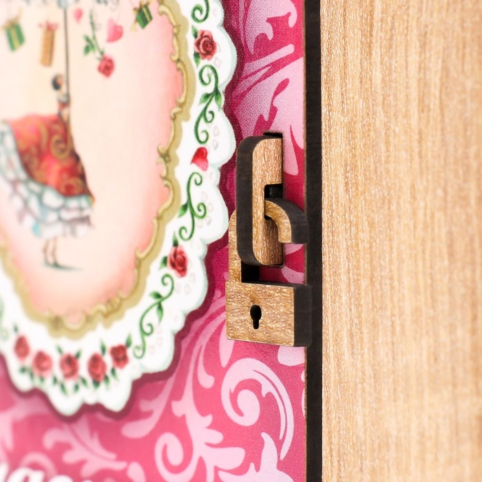 Копилка-шкатулка Копилка-шкатулка "Счастье и достаток" 14х12х5 см