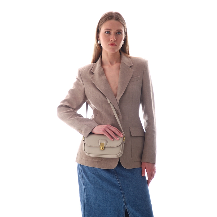 Сумка женская TEXTURA, маленький размер, цвет серо-бежевый Сумка женская TEXTURA, маленький размер, цвет серо-бежевый