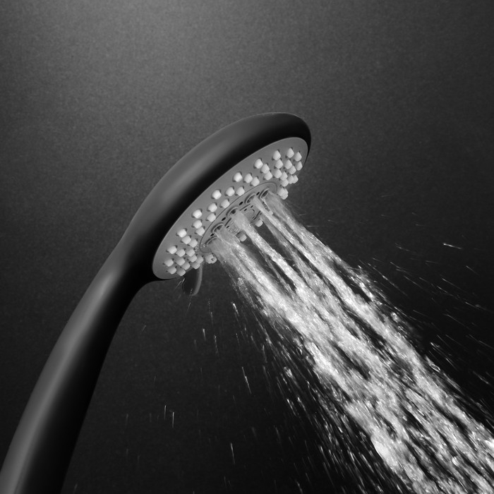 Душевая лейка ZEIN Z411, 3 режима, покрытие Soft-touch, пластик, цвет черный Душевая лейка ZEIN Z411, 3 режима, покрытие Soft-touch, пластик, цвет черный