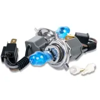 Газонаполненные лампы AVS ALFAS Maximum Intensity 4300К H4 24V 75/85W, комплект 2+2 (W5W) шт.