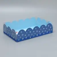 Коробка подарочная с PVC крышкой &laquo;С Новым годом!&raquo;, снеговик, 20&times;30&times;8 см