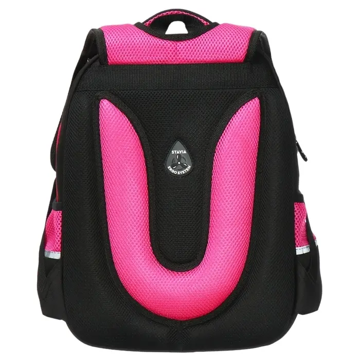 Рюкзак школьный, 40×33×19 см, эргономичная спинка, Stavia «Аниме», чёрный/фиолетовый Рюкзак школьный, 40×33×19 см, эргономичная спинка, Stavia «Аниме», чёрный/фиолетовый