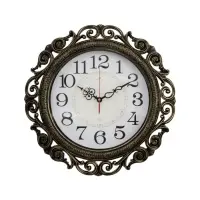 Часы настенные интерьерные &laquo;Хостон&raquo;, бесшумные, плавный ход, d=40.5 см, циферблат d=26 см, от батарейки 1&times;АА