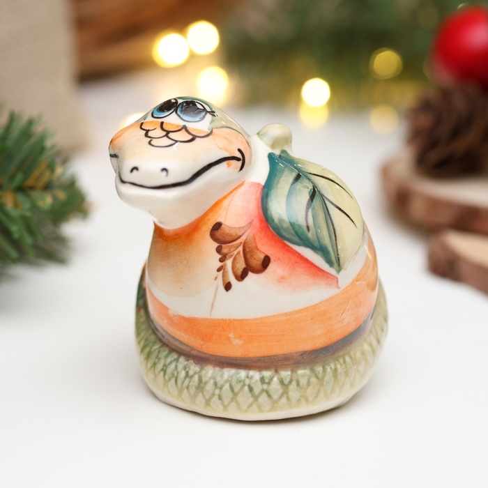 Новый год. Сувенир символ года Новый год. Сувенир символ года "Змей", гжель, цвет