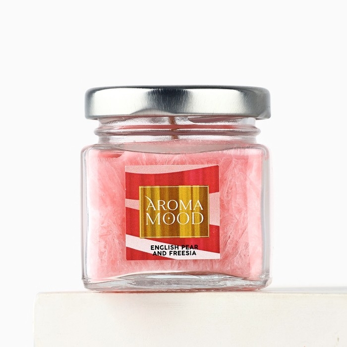 Ароматическая свеча  Ароматическая свеча "Aroma mood", аромат английская груша и фрезия