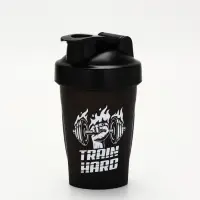 Шейкер спортивный &laquo;Усердная тренировка&raquo;, 400 мл