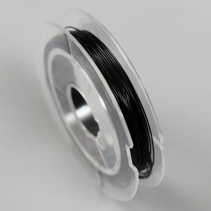 Проволока для бисера 0.3 мм, чёрный, 10 м Проволока для бисера 0.3 мм, чёрный, 10 м