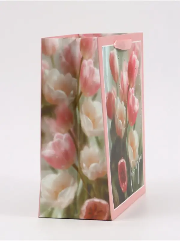 Пакет подарочный &laquo;Для тебя. Цветы&raquo;, 23&times;27&times;11.5 см