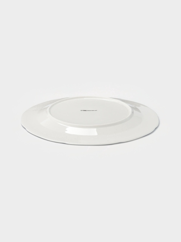 Тарелка Доляна «Романс», d=26.6 см, костяной фарфор, белая Тарелка Доляна «Романс», d=26.6 см, костяной фарфор, белая