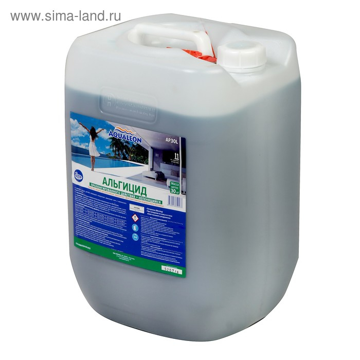 Альгицид Aqualeon непенящийся пролонгированного действия, 30 л (30 кг) Альгицид Aqualeon непенящийся пролонгированного действия, 30 л (30 кг)