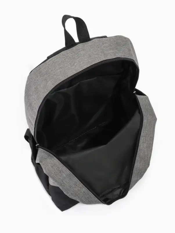 Рюкзак школьный, 1 отделение, 4 кармана, 30&times;12&times;43 см, серый