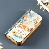 Купюрница "С Днем Свадьбы" 17х8,5 см