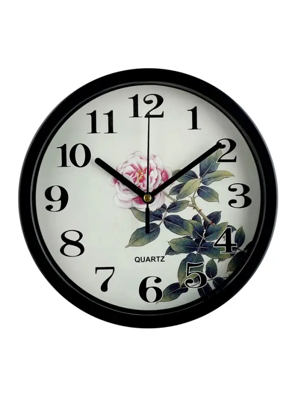 Часы настенные &laquo;Роза&raquo;, d=20 см, дискретный ход
