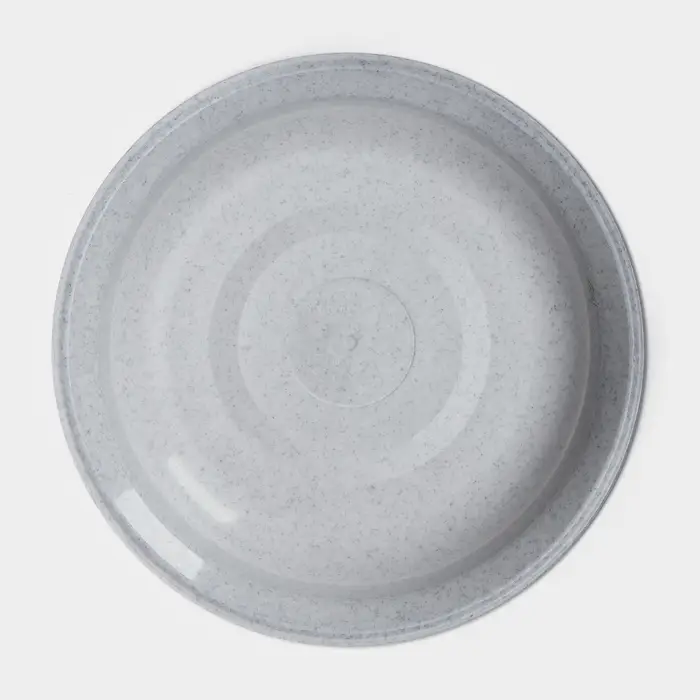 Тарелка глубокая ПластоС, 1 л, пластик, МИКС