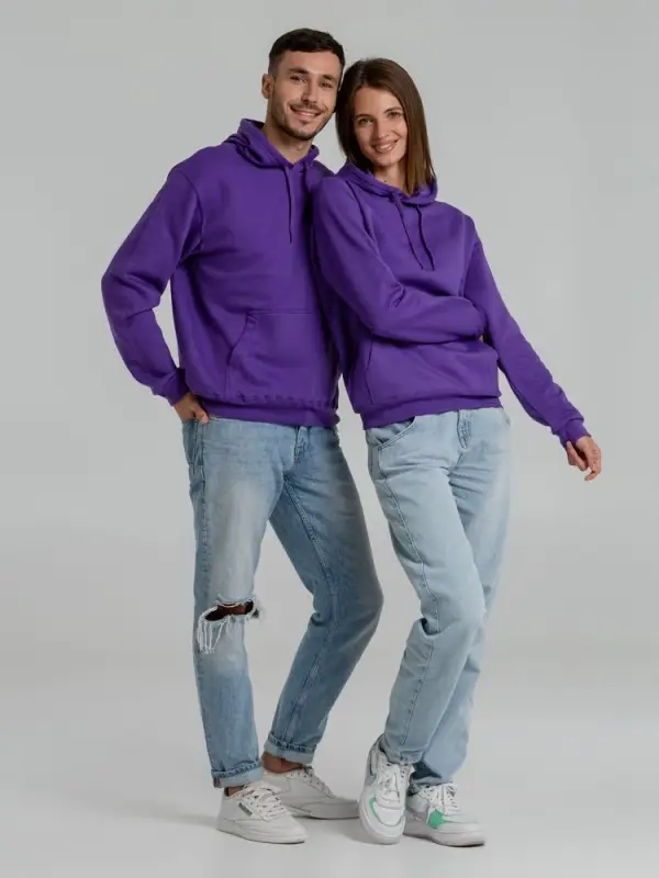 Толстовка с капюшоном Snake II темно-фиолетовая, размер XS Толстовка с капюшоном Snake II темно-фиолетовая, размер XS