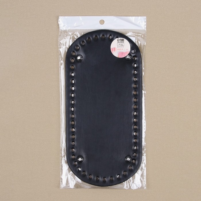 Донце для сумки, с ножками, овальное, 25 × 12 × 0,3 см, цвет чёрный/серебряный Донце для сумки, с ножками, овальное, 25 × 12 × 0,3 см, цвет чёрный/серебряный