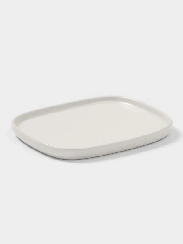 Маслёнка Доляна &laquo;Зефир&raquo;, 16&times;13.5&times;5 см, керамика, белая