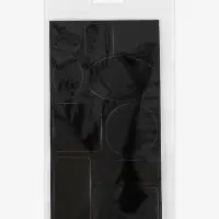 Заплатки клеевые, кожзам, лист 9&times;19 см, чёрные