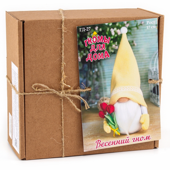 Набор для изготовления игрушки «Весенний гном», высота — 17 см Набор для изготовления игрушки «Весенний гном», высота — 17 см