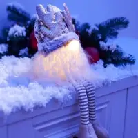 Фигура светодиодная &laquo;Гном лосяш&raquo; 33 см, 1 LED, свечение тёплое белое
