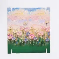 Коробка складная &laquo;Цветочный луг&raquo;, 31 х 25,6 х 16 см