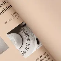 Пленка флористическая "Газета любви" 65мкм, 50х57 &plusmn;1см