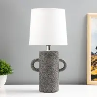 Лампа настольная RISALUX &laquo;Леджо&raquo;, E14, 40 Вт, серая, 15&times;15&times;32 см