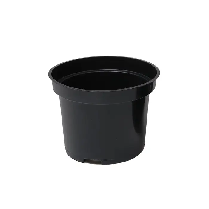 Горшок для рассады, 2 л, d=17.5 см, h=13 см, пластик, чёрный, Greengo