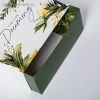 Коробка подарочная складная, упаковка, &laquo;Time for dreaming&raquo;, 20 х 15 х 8 см