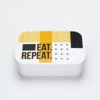 Ланч - бокс прямоугольный &laquo;EAT.REPEAT&raquo;, 1200 мл