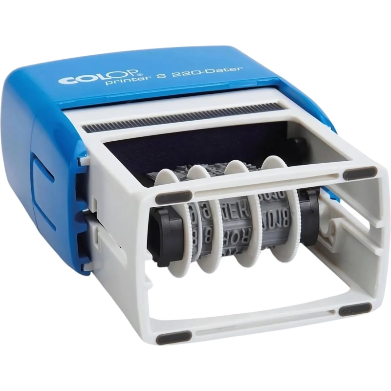 Датер автоматический пласт. S220 шрифт 4мм месяц букв. (аналог 4820)Colop