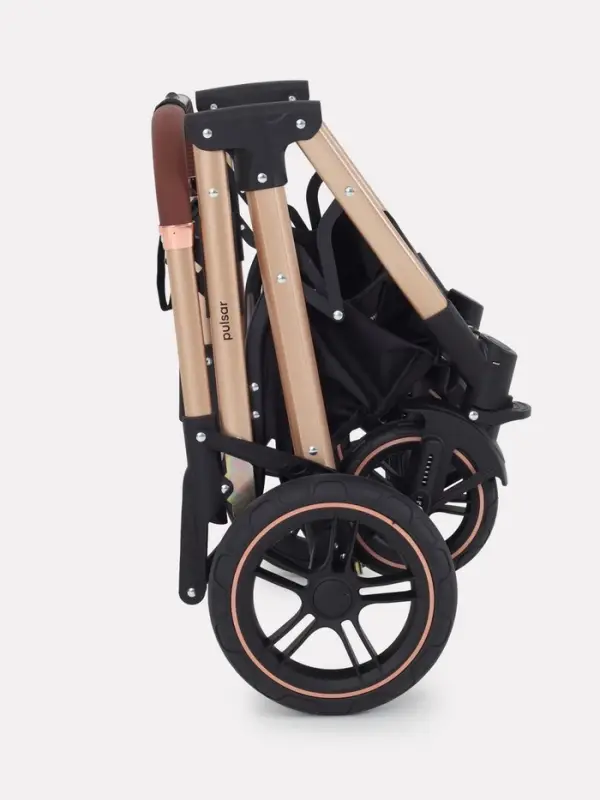 Коляска - трансформер детская RANT basic PULSAR GOLD (2в1) RA160, черный