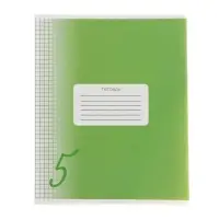 Тетрадь 18 листов в клетку Calligrata "Пятёрка", обложка мелованный картон, блок офсет, белизна 95%, МИКС