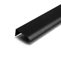 Ручка профильная мебельная торцевая CAPPIO RT002BL, L=600 мм, м/о 480 мм, чёрная, 4 шт.
