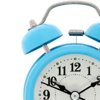 Часы - будильник настольные "Классика", дискретный ход, 12 х 8.5 см, АА, голубые Часы - будильник настольные "Классика", дискретный ход, 12 х 8.5 см, АА, голубые
